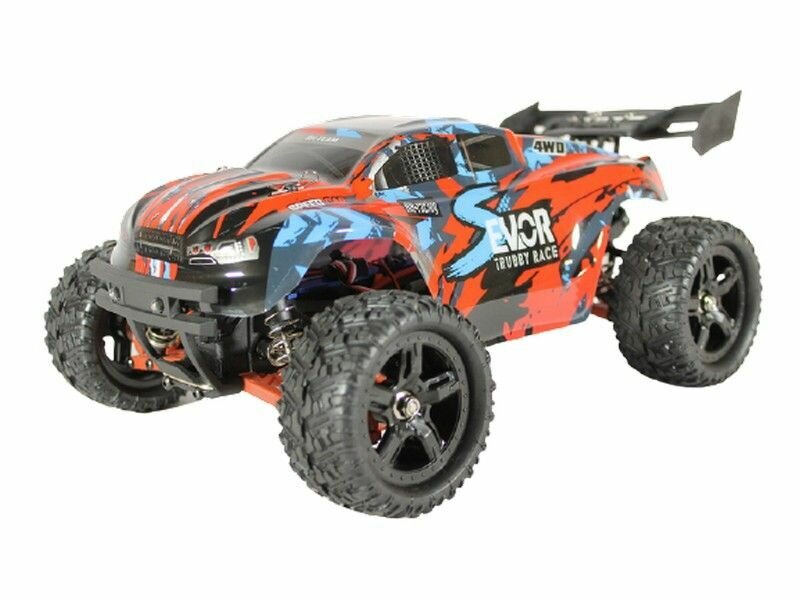 Радиоуправляемая трагги Remo Hobby S EVO-R Brushless UPGRADE V2.0 красный 4WD 2.4G 1/16 RTR RH1665UPGV2-RED