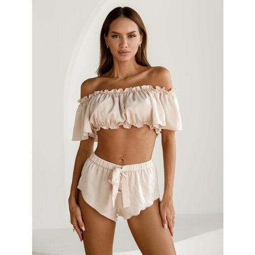 Пижама WendyLove, размер S, бежевый