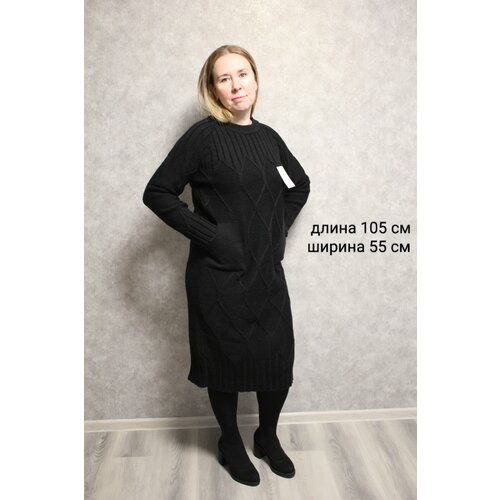 фото Платье размер 48/52, черный amazzoni