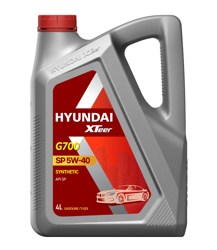 Синтетическое моторное масло HYUNDAI XTeer Gasoline G700 5W-40, 4 л