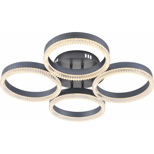 Люстра светодиодная Brilliant light d550x110 цвет серебро 96W 5401₽