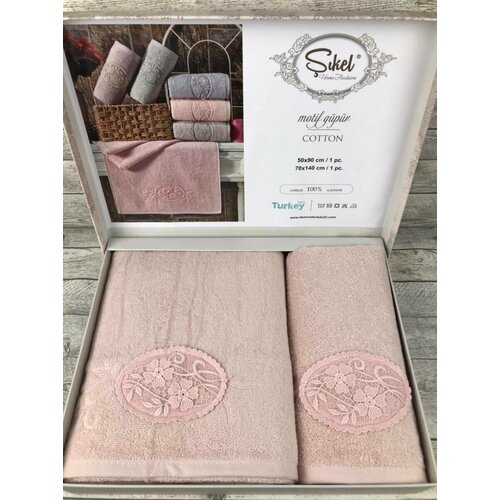Sikel Полотенце Motif цвет пудровый 50х90 см70х140 см 3530₽