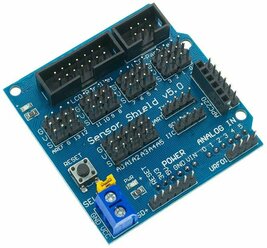Плата расширения Sensor Shield V5.0 для Arduino Uno R3