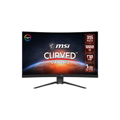 MSI Монитор LCD MAG 325CQRF QD 315 169 2560х1440WQHD VA Curved nonGLARE 170 Hz 300 cdm2 H178V178 35001 100M1 107B 1ms 2xHDMI DP Height adj Tilt 1Y Black 7740500₽