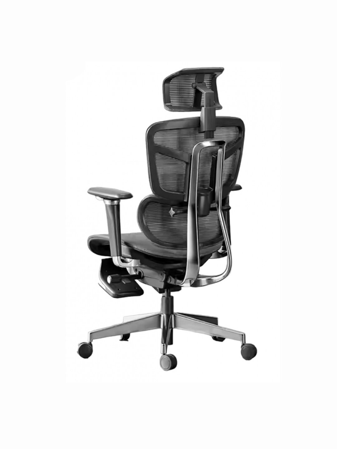 Офисное кресло с подставкой для ног Xiaomi HBADA Ergonomic Office Chair E501 High Configuration Version Black