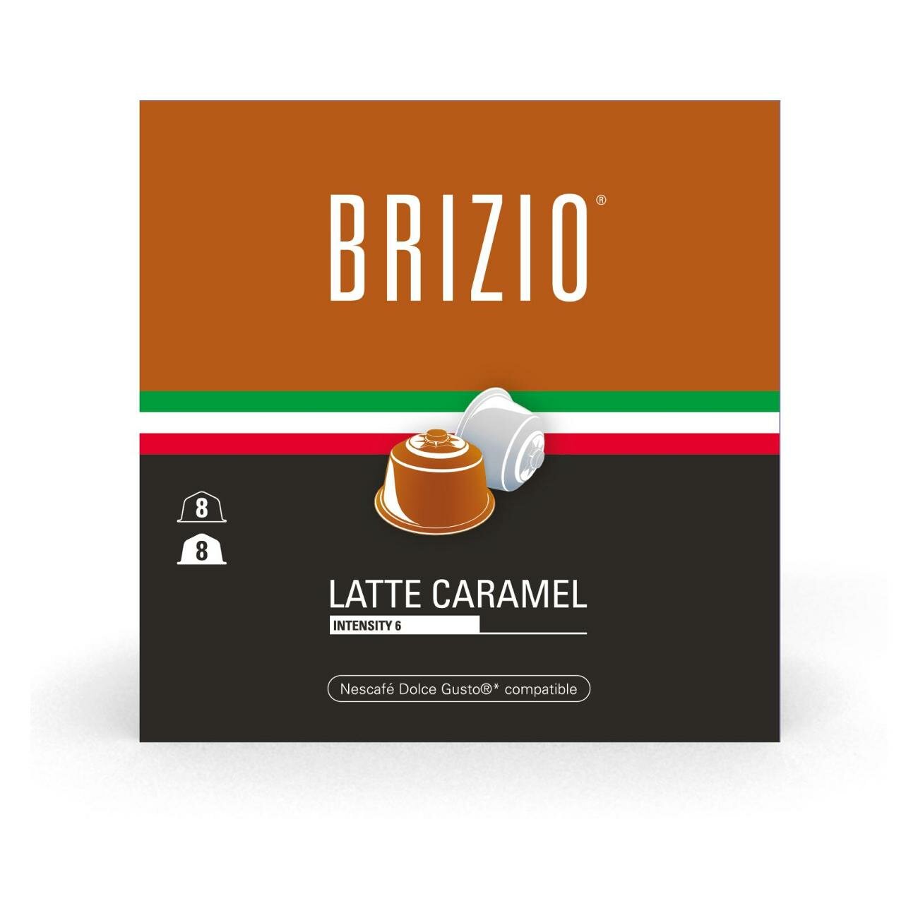 Кофе в капсулах Brizio Latte Caramel Dolce Gusto 16 капсул - фотография № 14