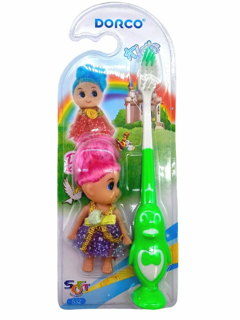 Зубная щетка MIX ForGirls с куклой для девочек