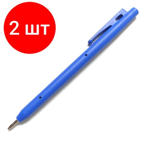 Комплект 2 упаковок, Ручка шариковая неавт металлодетектируемая BST E клипса ST1EV22100DBB уп/2ш