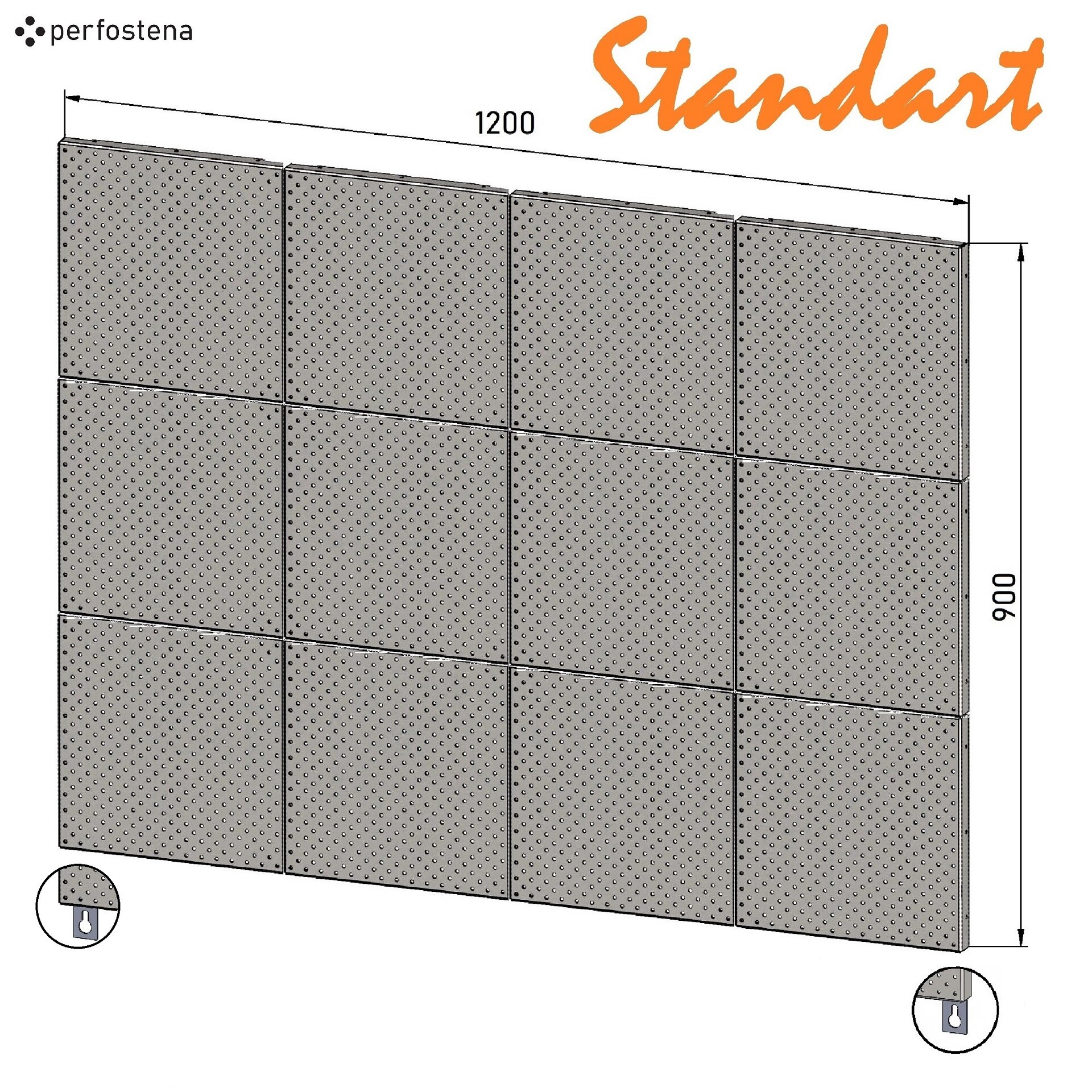 Две нижние петли подвеса "Стандарт" perfostena — фото 1