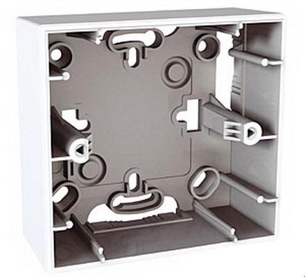 Коробка Unica монтажная 36 мм одноместная белая Schneider electric - фото №4