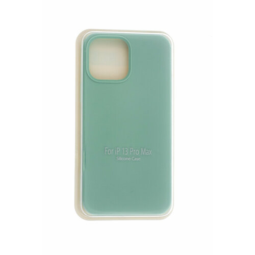 Чехол-накладка для iPhone 13 Pro Max VEGLAS SILICONE CASE NL закрытый ментоловый (50)