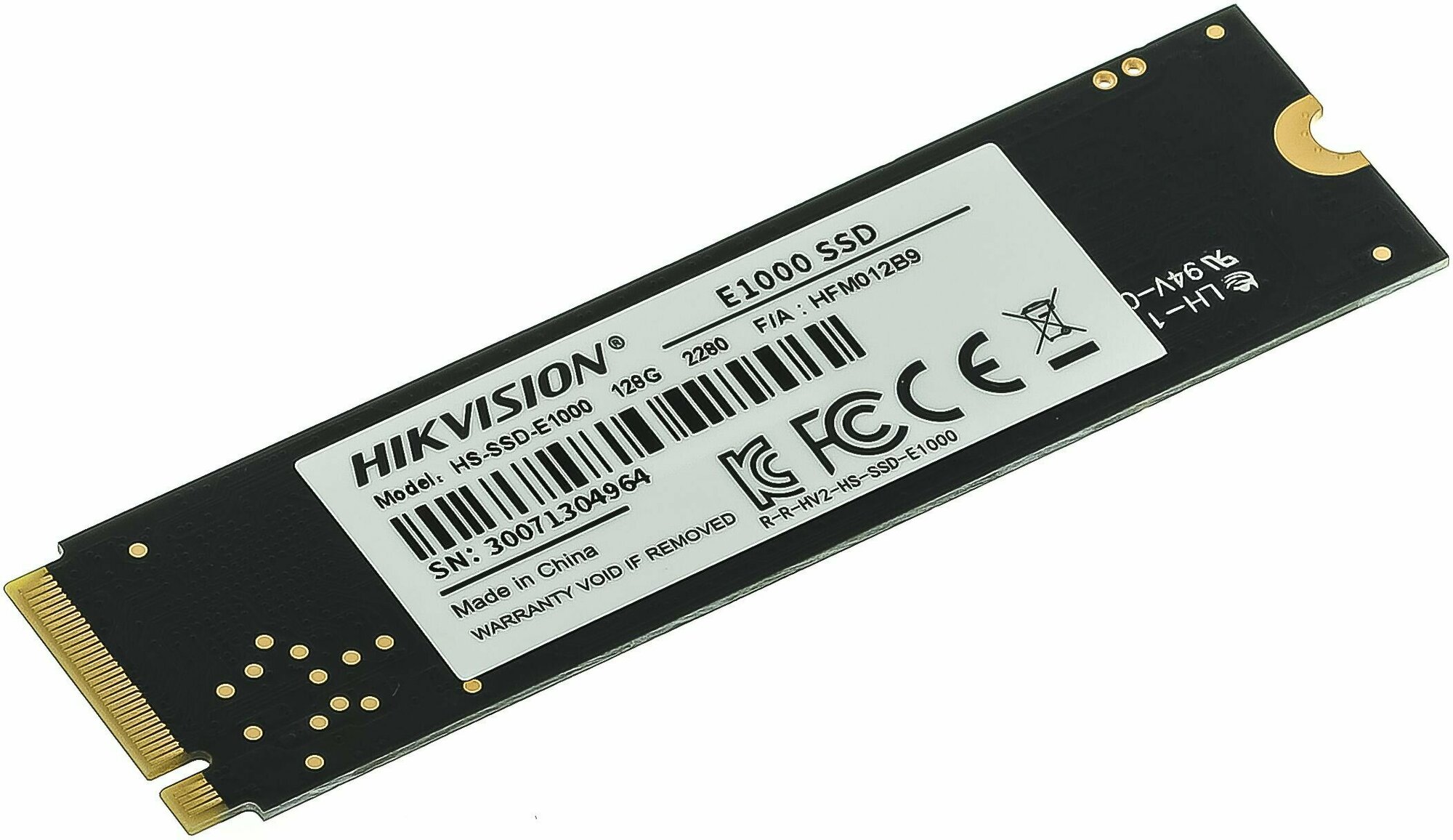 Накопитель SSD M.2 HIKVISION 128GB, PCI-E 3.0 x4, up to 990/650MBs, 3D TLC, NVMe, 22x80mm - фото №8