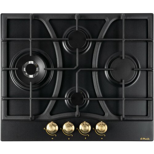 Варочная панель газовая Чугунные решетки Газ-Контроль Турбо-конфорка WOK Sabaf Италия Электроподжиг il Monte BH-650E-RUSTICO 2416500₽