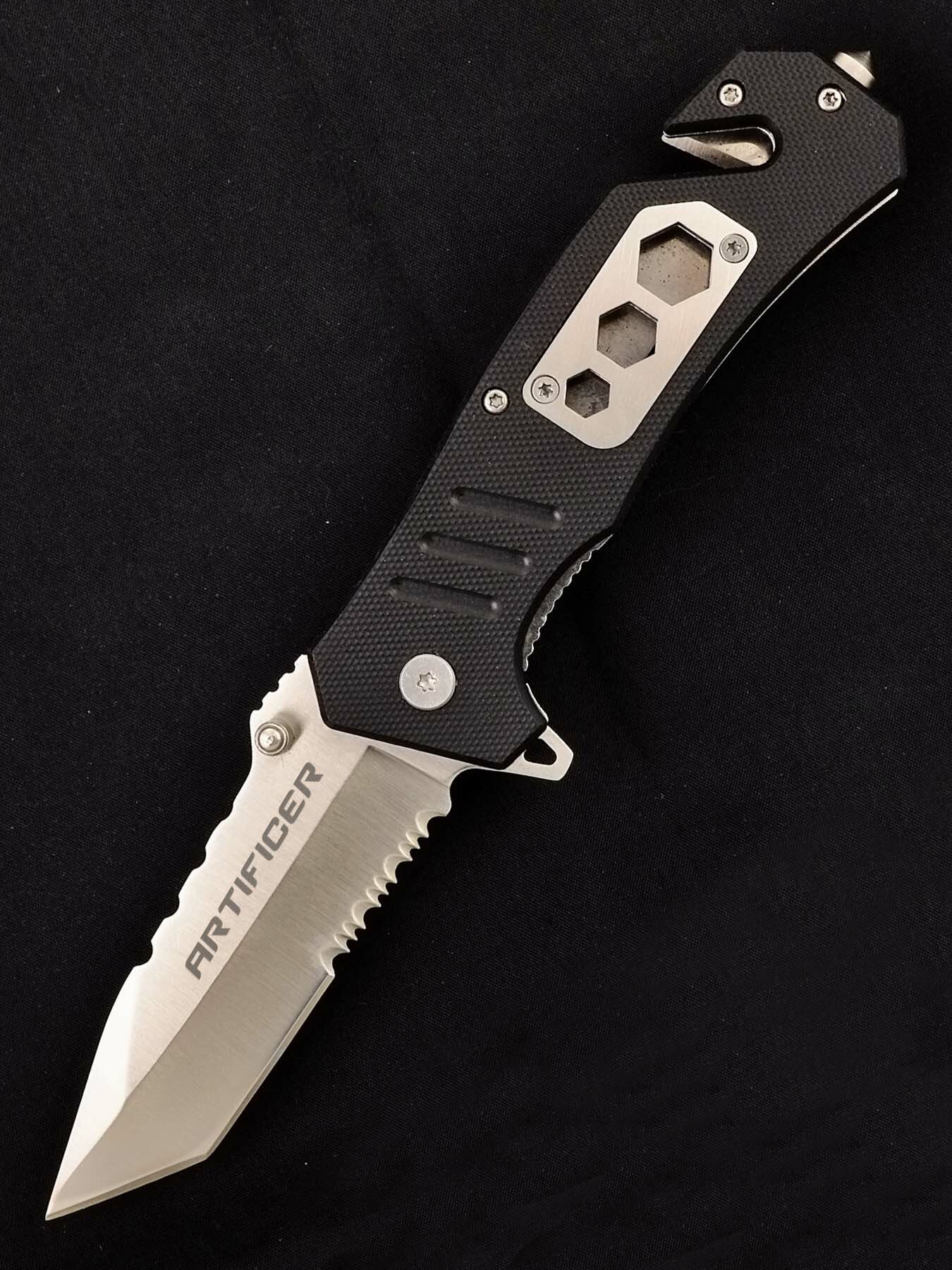 Нож складной автоматический Ножемир Чёткий расклад ARTIFICER A-234