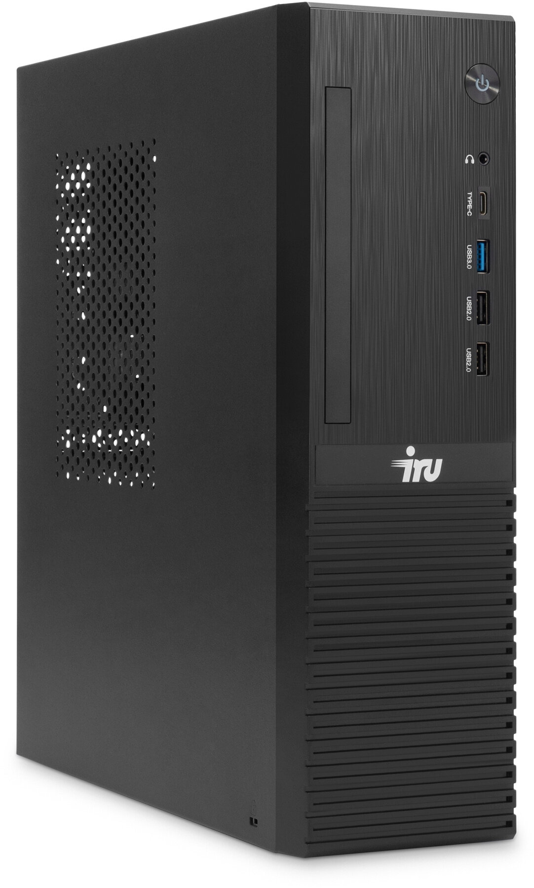 Компьютер IRU 310SC, Intel Pentium Gold G6405, DDR4 8ГБ, SSD 256ГБ, Intel UHD Graphics 610, Windows 11 Professional, черный (1969038)