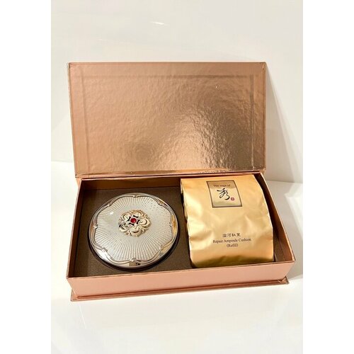 The Saga Антивозрастной кушон (23 тон) SPF 50+/PA+++ Xiu Repair Ampoule Cushion (20гр)