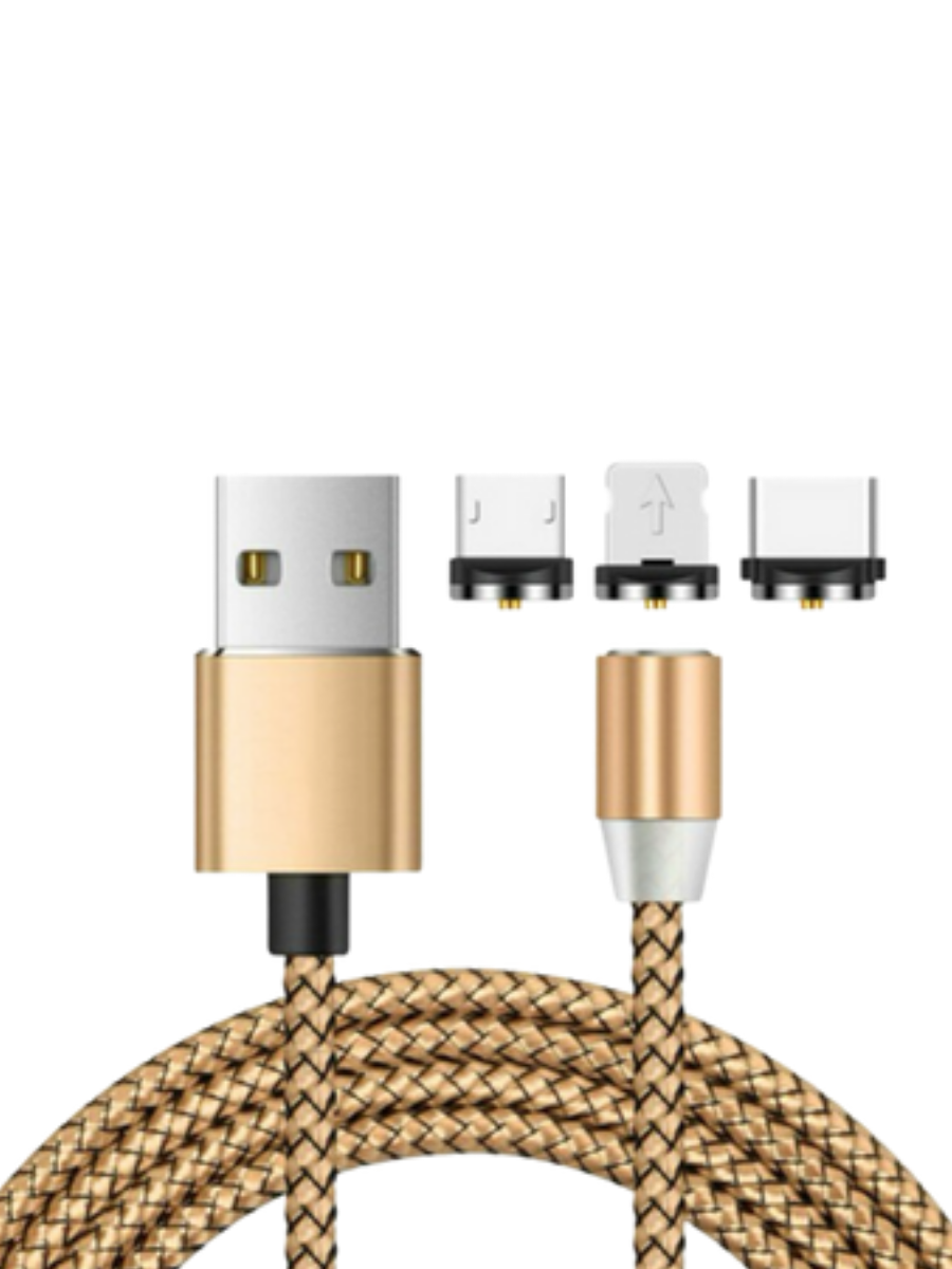 Магнитный кабель 3 в 1 Type-C / Lightning / micro USB