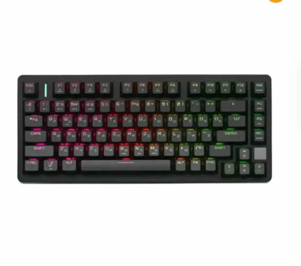 Игровая механическая клавиатура ARDOR GAMING Maul, Kailh Red,81 клавиш, RGB, Bluetooth, черная.