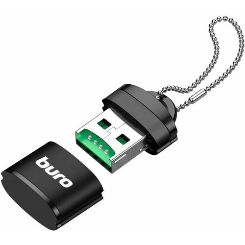 устройство чтения карт памяти usb2 0 buro bu cr 3104 черный Устройство чтения карт памяти USB2.0 Buro BU-CR-200 черный