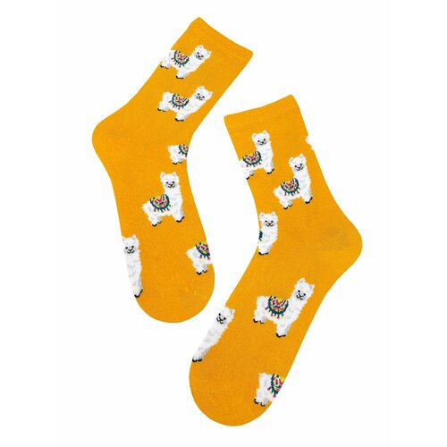 Носки , размер Универсальный, желтый, белый носки размер универсальный желтый