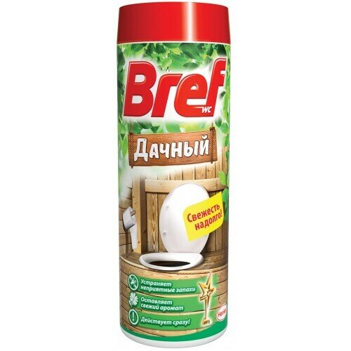 Порошок для туалета Bref Дачный 450г, 3 штуки