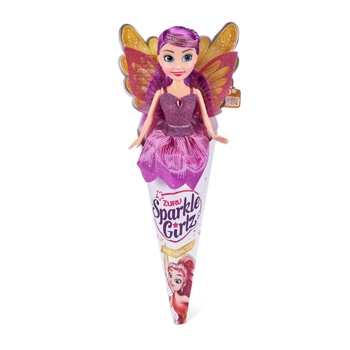 Игрушка Кукла ZURU Sparkle Girlz принцесса фея 27 см фиолетовая