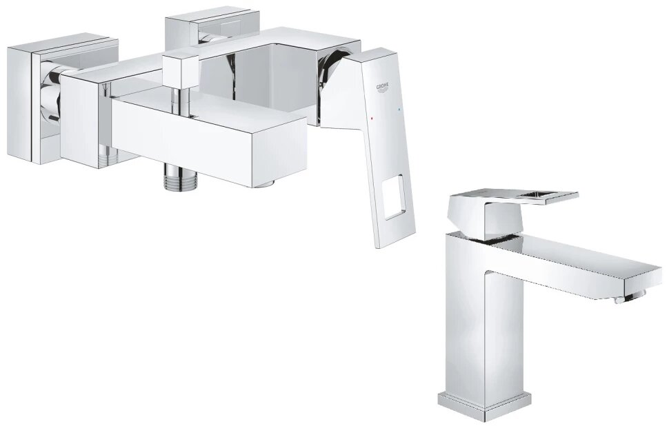 Комплект смесителей Grohe Eurocube 23140000 + 23446000