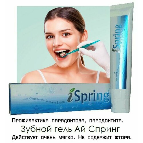 Зубная паста iSpring гель Dental Gel лечебно-профилактическая -150 гр