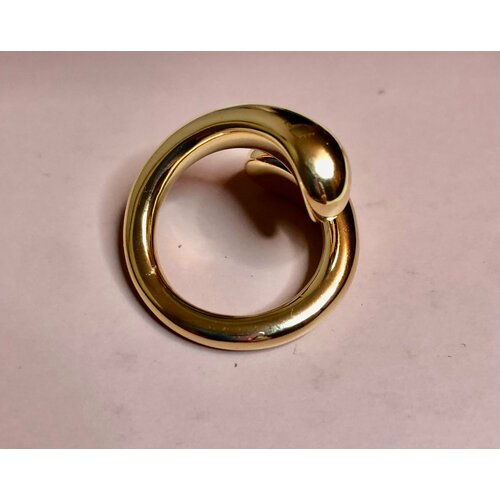 фото Кольцо две капли, размер 18, золотой bloom girls