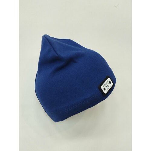 фото Шапка мой ангелок, размер 1-2 года, синий