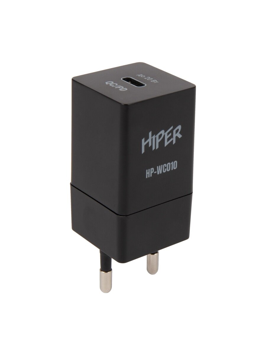 Сетевое зарядное устройство Hiper HP-WC010 3A PD+QC универсальное черный - фото №9