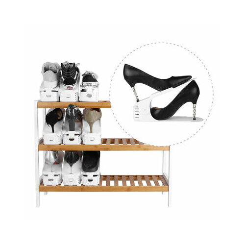 Подставка 9х17х25 см, белый подставка для обуви верона 25 verona 25 shoe rack графит пдов25 гр