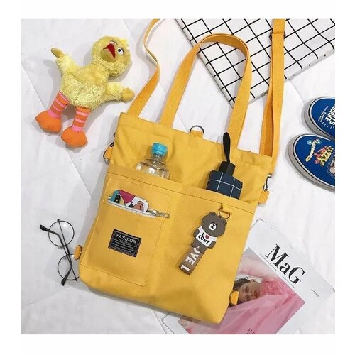 фото Сумка шоппер , желтый нет бренда