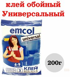 Клей обойный "Emcol" универсал 200 г пакет