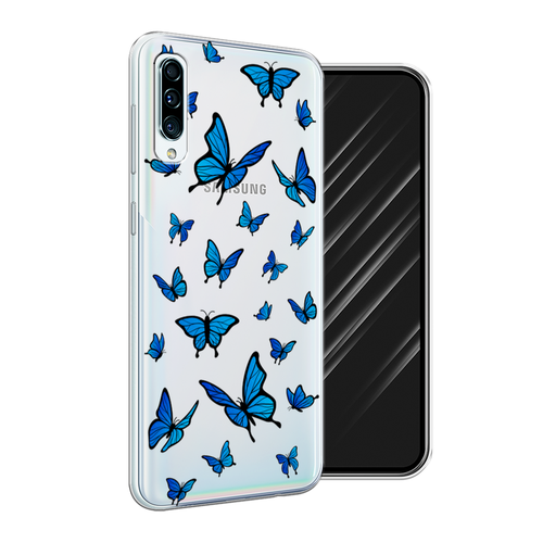 голубой, черный, синий