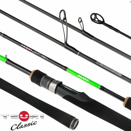 фото Спиннинг штекерный угольный 2 колена akara teuri classic l tx-30 (3,5-12)