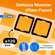 Плэйт фом набор Switch Monster DeNoise (Plate Foam), 120 шт, 0,5 мм PORON черные...
