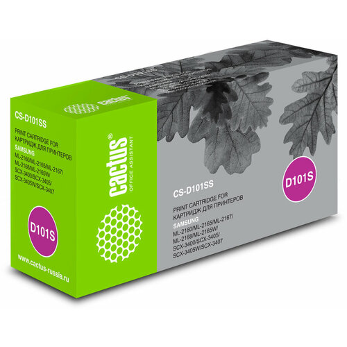 Картридж лазерный CACTUS CS-D101SS черный 1500 стр для Samsung 1082₽