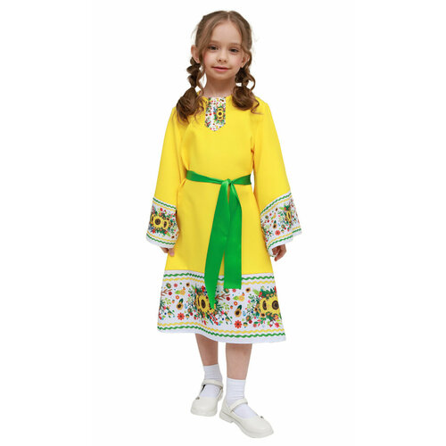 Русский народный костюм для девочки платье Масленица