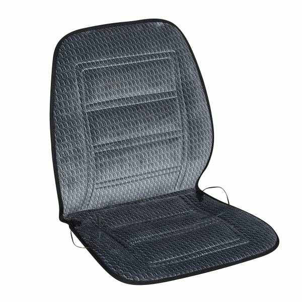 Накидка на сиденье с подогревом "SKYWAY" 950 х 470 мм с терморегулятором (2 режима) Т-Серый 12V 2,5А Skyway S02201016