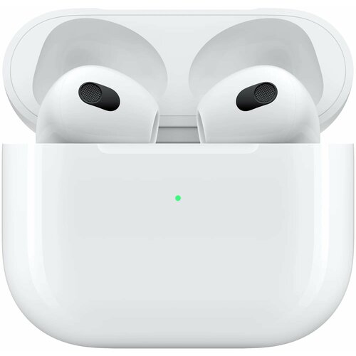 Беспроводные наушники Apple AirPods 3 Lightning MagSafe Charging Case MME73 белый 15890₽