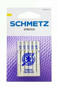 Игла/иглы Schmetz Stretch 130/705 H-S серебристый