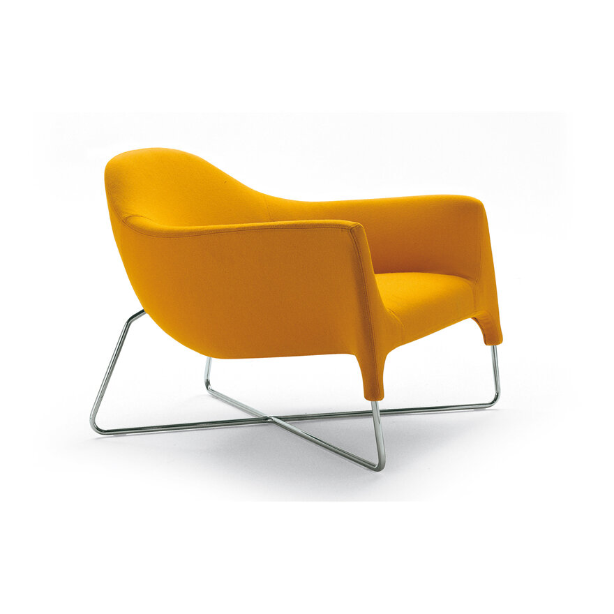 Кресло Бали Bali Lounge chair дизайн Carlo Colombo (2006) (желтый)