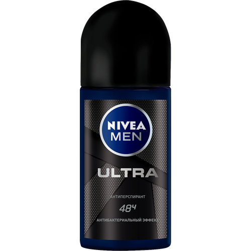 Антиперспирант Nivea Men Ultra Антибактериальный эффект мужской 50мл 1049₽