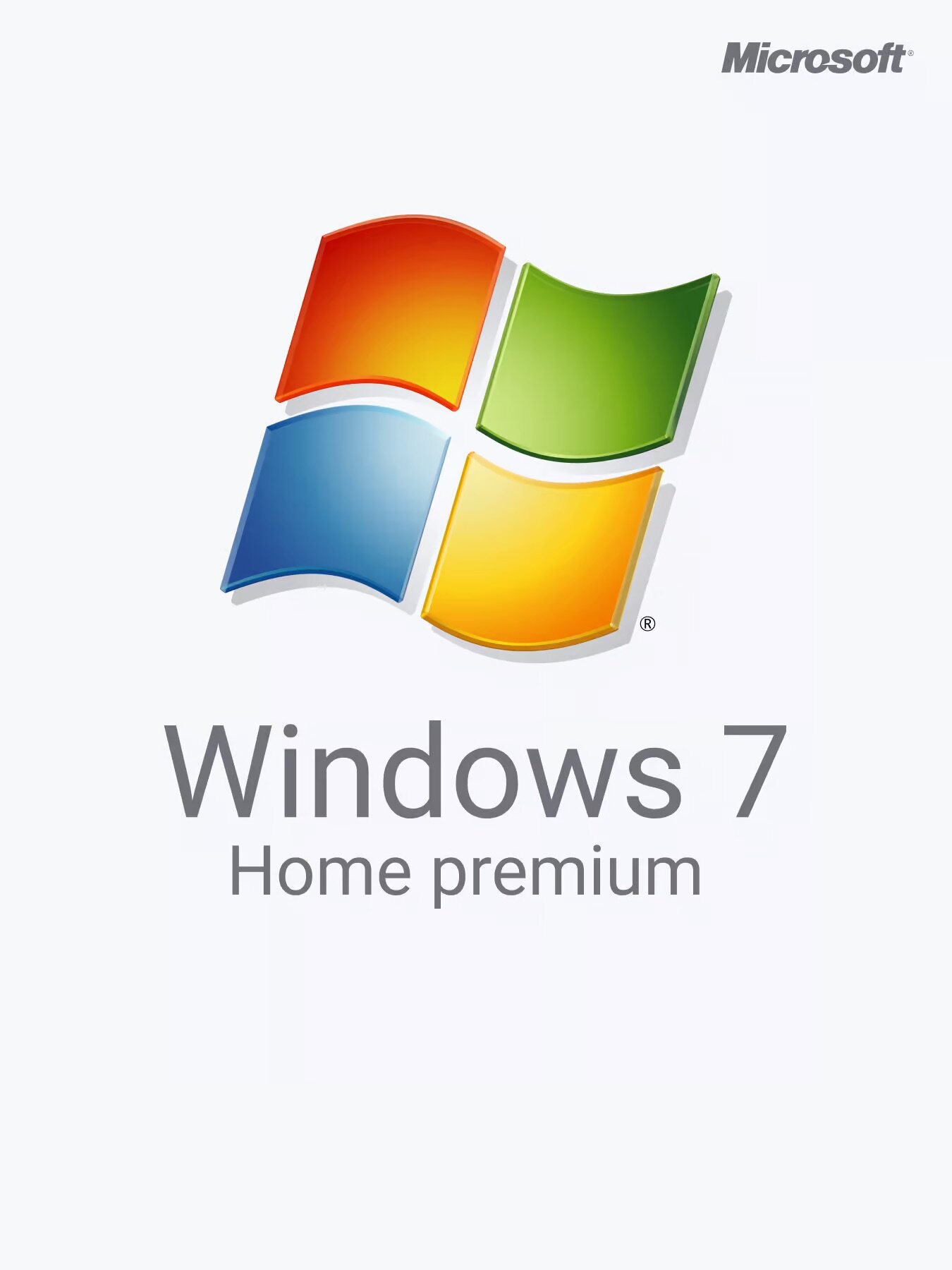 Microsoft Windows 7 Home Premium (Домашняя расширенная), Бессрочный лицензионный онлайн ключ активации, русский язык