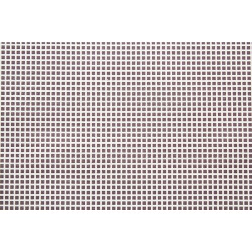Ткань Хлопок-стрейч мелкая клеточка махагон, 300 г/пм, ш142см, 0,5 м