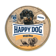 Happy Dog Natur Line паштет для взрослых собак с чувствительным пищеварением с индейкой - 125 гр х 10 шт