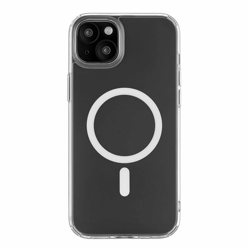 Чехол-накладка Devia Pure Clear Magnetic Shockproof Case для iPhone 15 (Цвет: Clear) ugreen clear case compatible with iphone 13 pro shockproof tpu