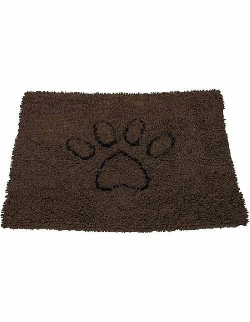 Коврик для собак Dog Gone Smart Doormat, супервпитывающий, цвет: коричневый, 66 х 89 см