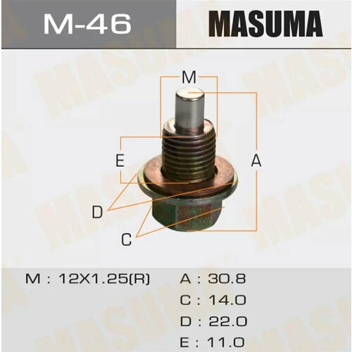 M-46 Пробка поддона NISSAN с магнитом 12х1.25мм